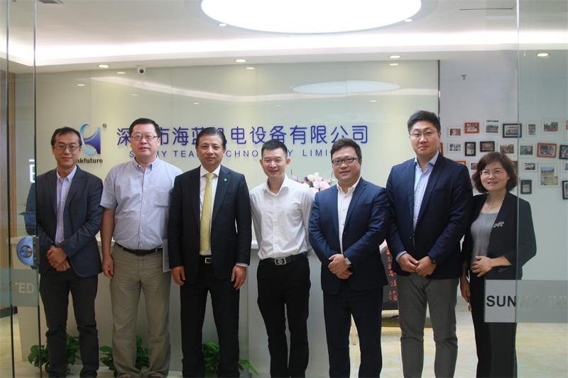 熱烈歡迎三菱電機(jī)自動(dòng)化蒞臨海藍(lán)機(jī)電參觀(guān)指導(dǎo)工作！